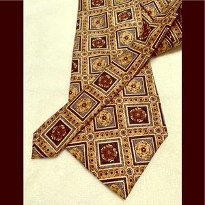👔BARONSHIRE Men’s 100% Silk Floral Design Tie